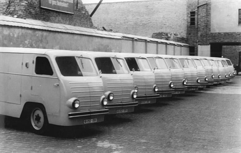 old electric vans from the 1930s