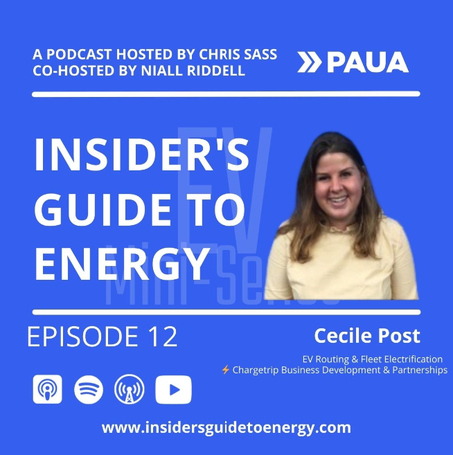 Chris Sass and Niall Riddell from Paua, talk to Cecile Post, EV Routing & Fleet Electrification at Chargetrip Business Development & Partnerships.